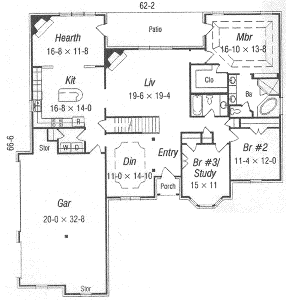 main floor house blueprint