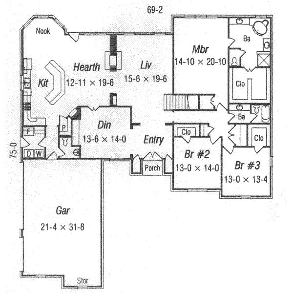 main floor house blueprint