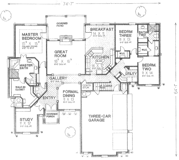 main floor house blueprint
