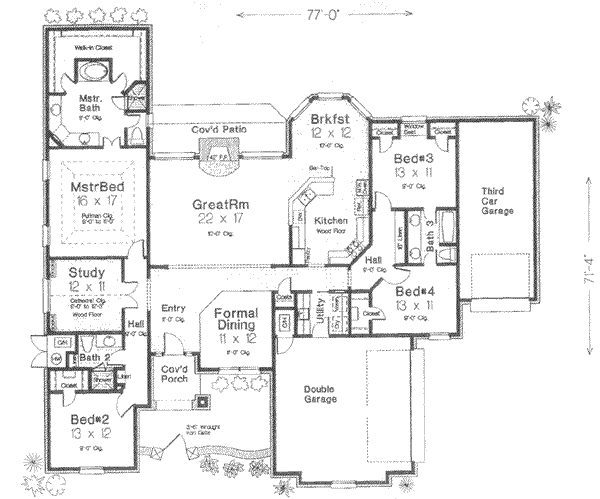 main floor house blueprint