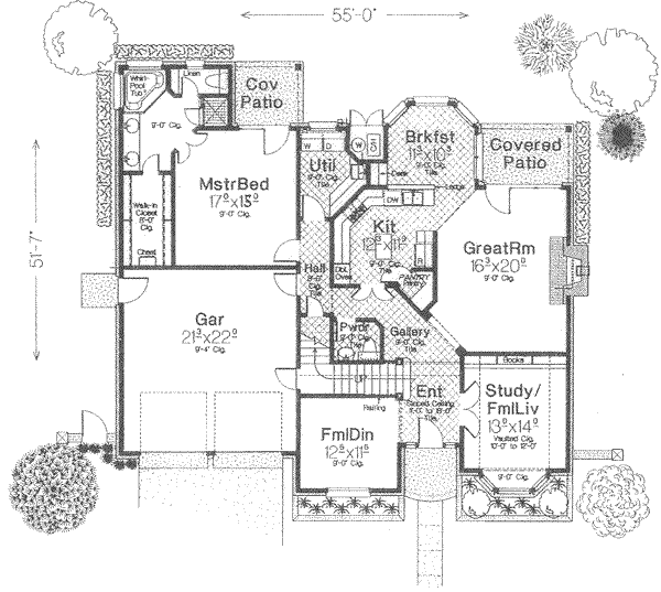 main floor house blueprint