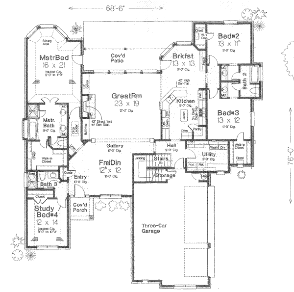 main floor house blueprint