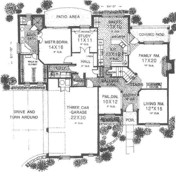 main floor house blueprint