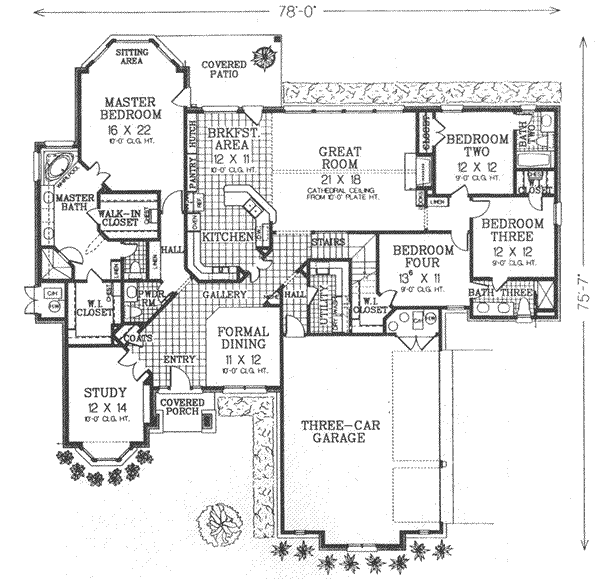 main floor house blueprint