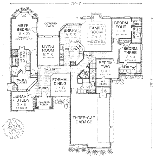 main floor house blueprint
