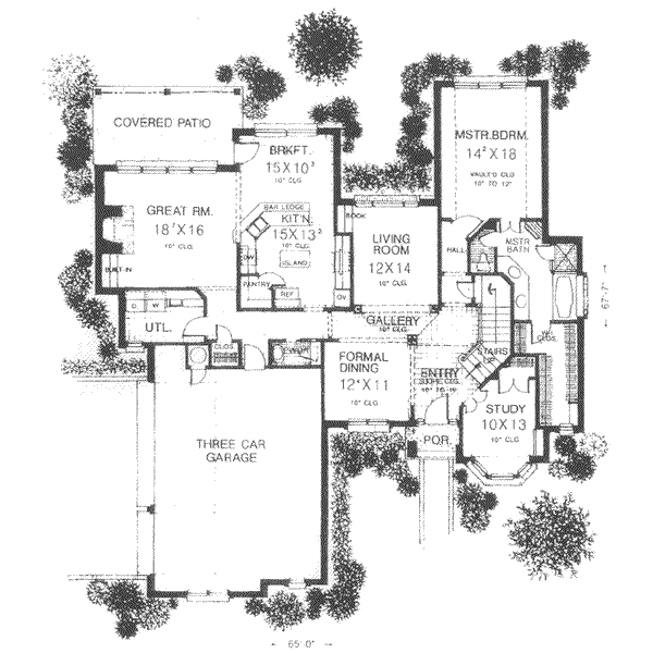 main floor house blueprint