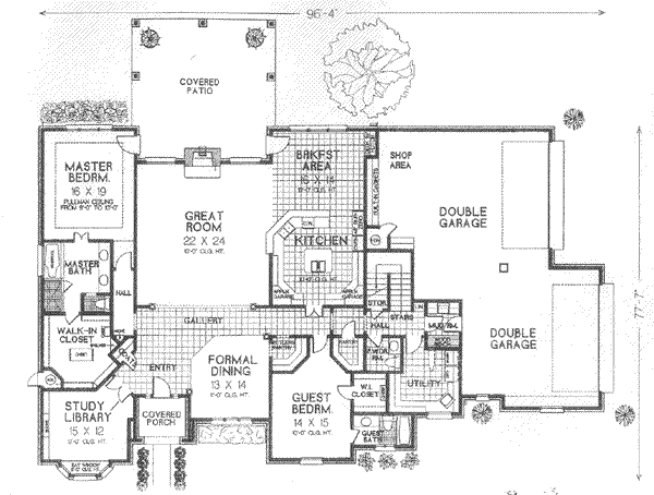 main floor house blueprint