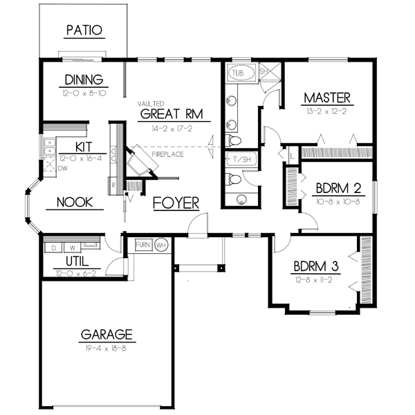 main floor house blueprint