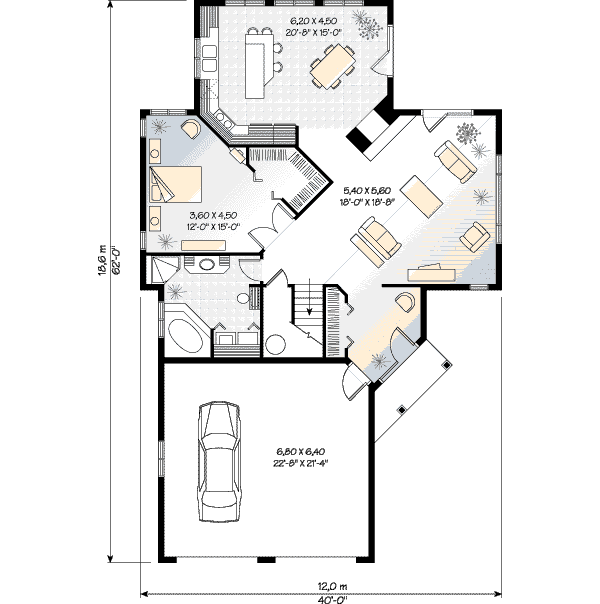 main floor house blueprint