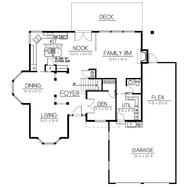 main floor house blueprint
