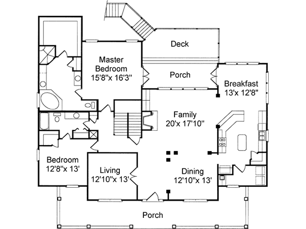 main floor house blueprint