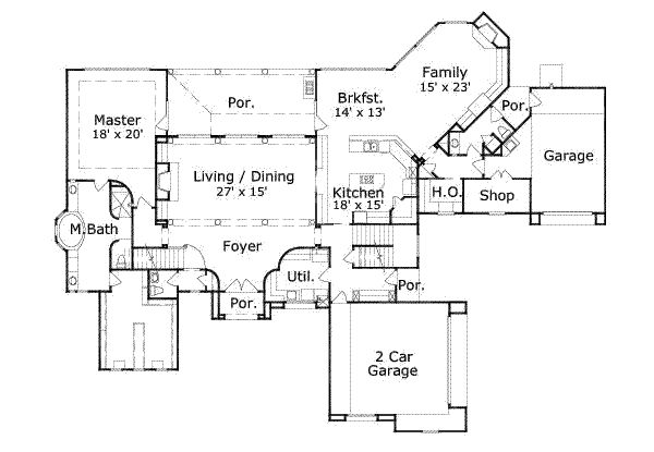 main floor house blueprint