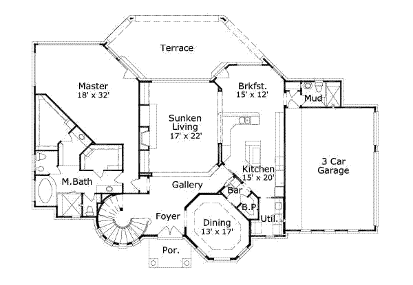 main floor house blueprint