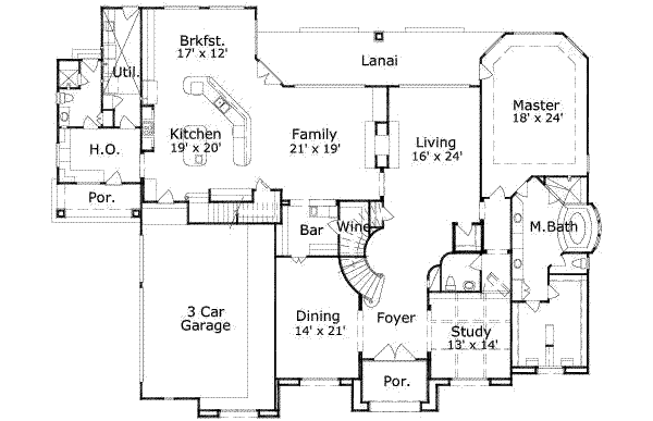 main floor house blueprint