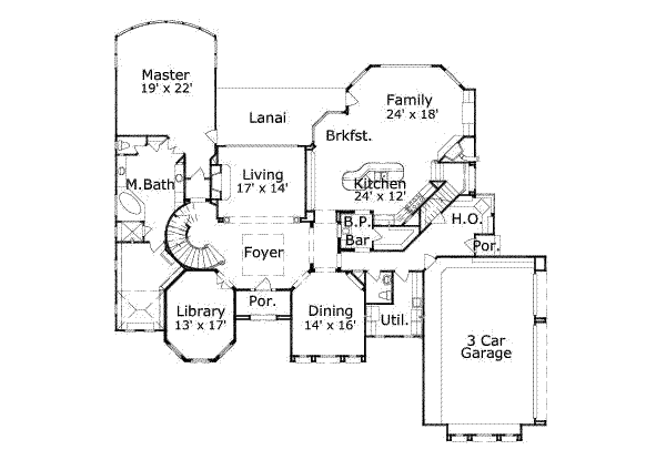main floor house blueprint