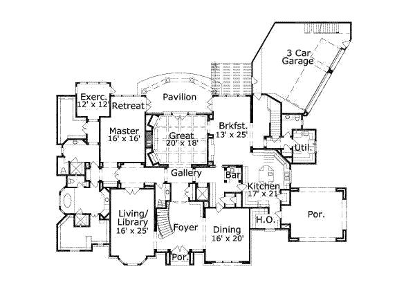 main floor house blueprint