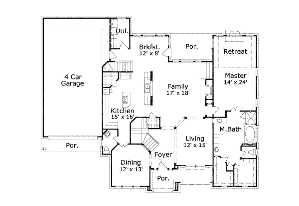 main floor house blueprint