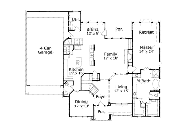 main floor house blueprint