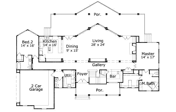 main floor house blueprint