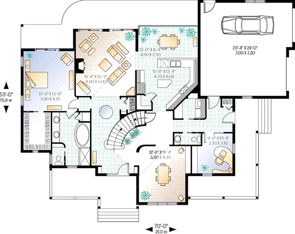 main floor house blueprint