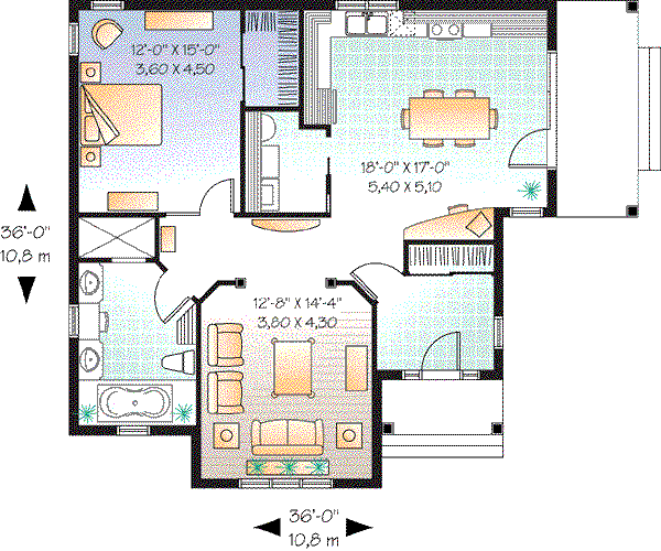main floor house blueprint