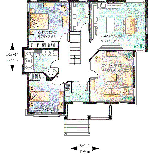 main floor house blueprint