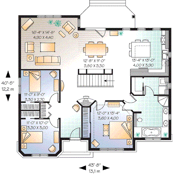 main floor house blueprint
