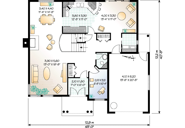 main floor house blueprint