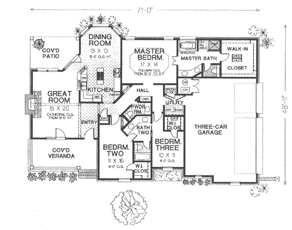 main floor house blueprint