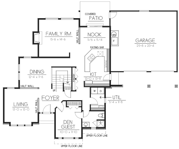 main floor house blueprint