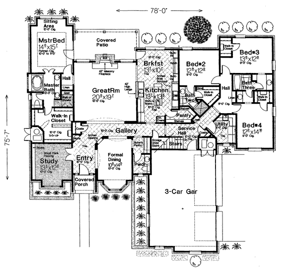 main floor house blueprint