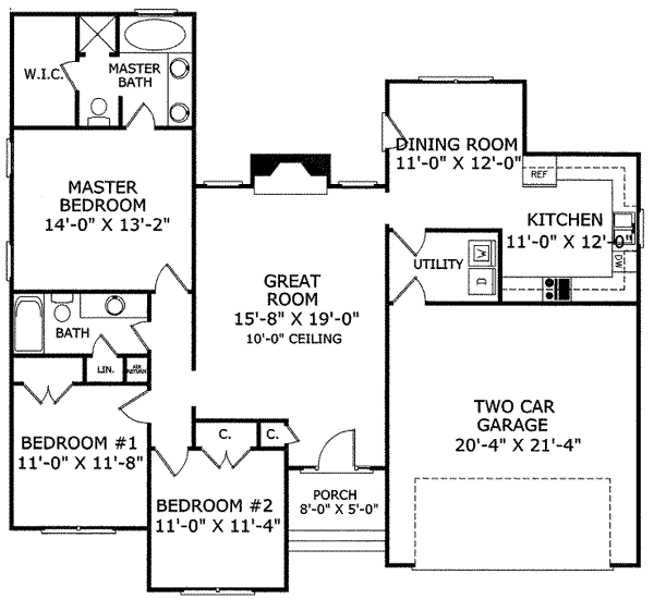 main floor house blueprint