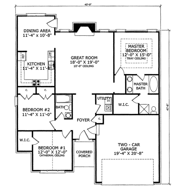 main floor house blueprint