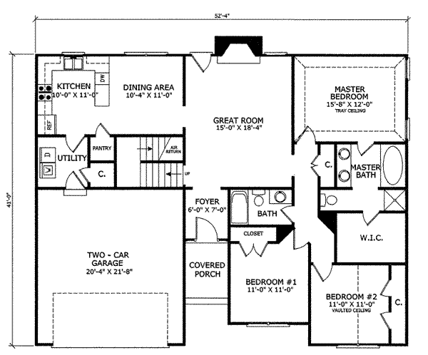 main floor house blueprint
