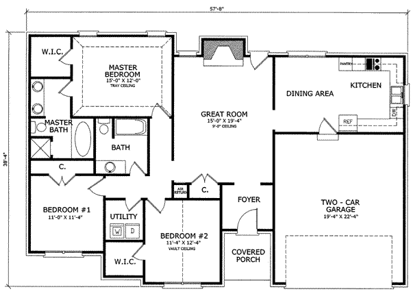 main floor house blueprint