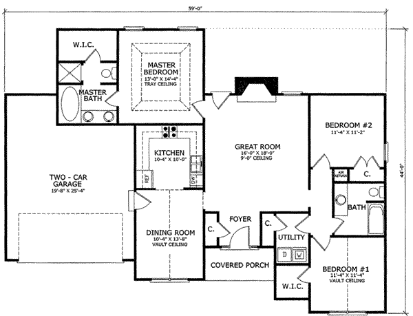 main floor house blueprint