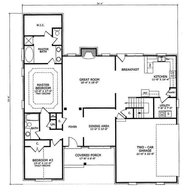 main floor house blueprint