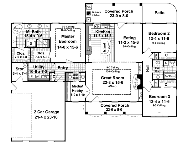 main floor house blueprint