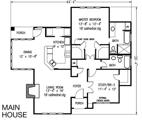 main floor house blueprint