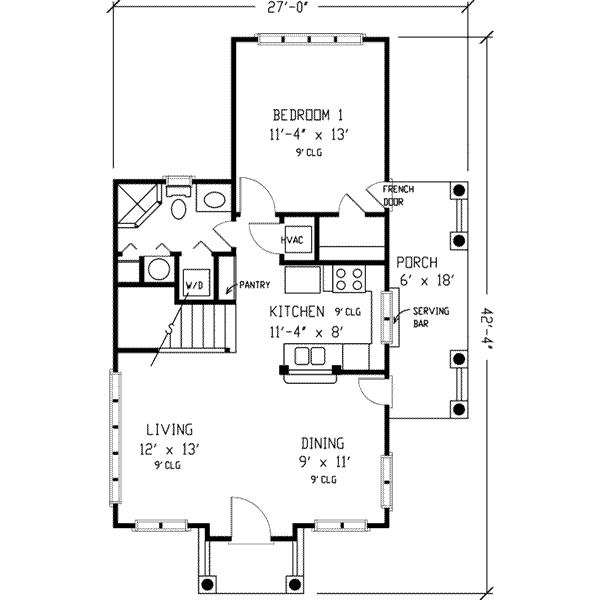 main floor house blueprint