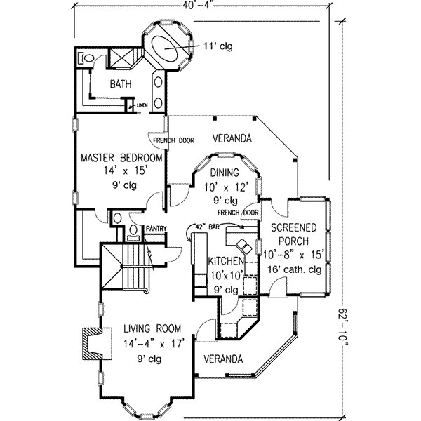 main floor house blueprint