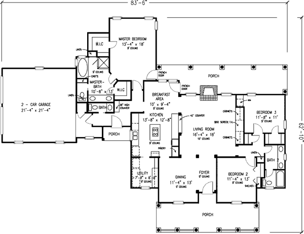 main floor house blueprint
