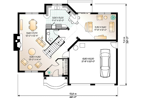 main floor house blueprint