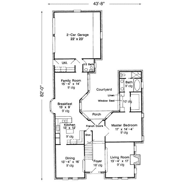 main floor house blueprint