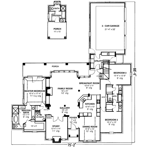 main floor house blueprint