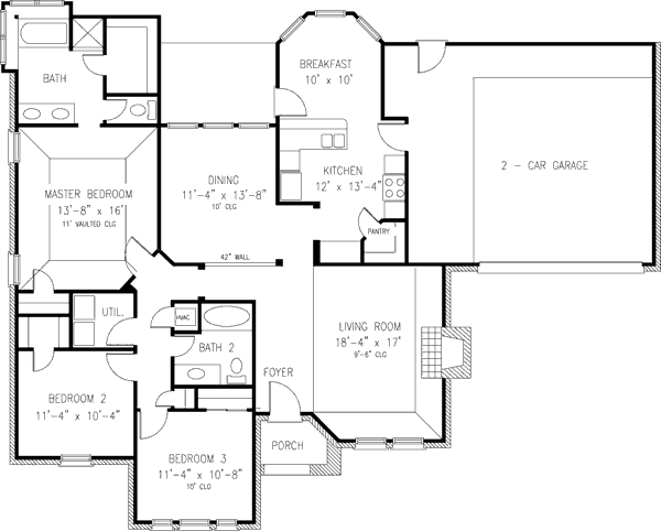 main floor house blueprint