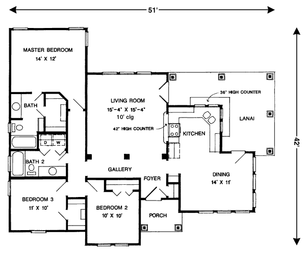 main floor house blueprint