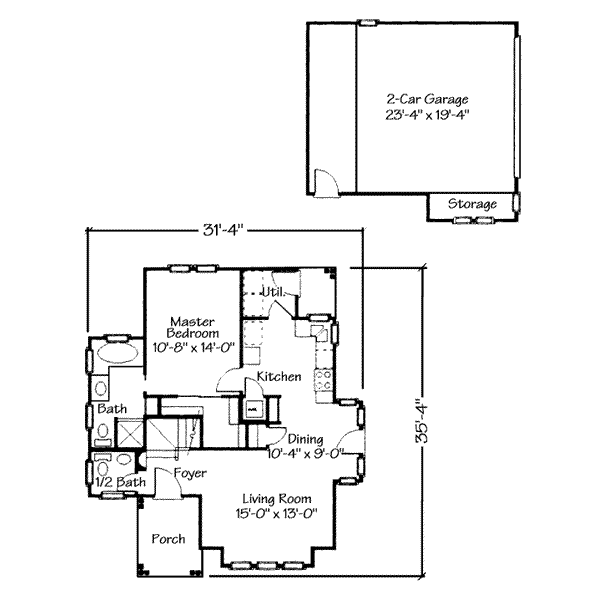 main floor house blueprint