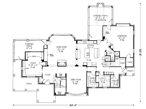 main floor house blueprint