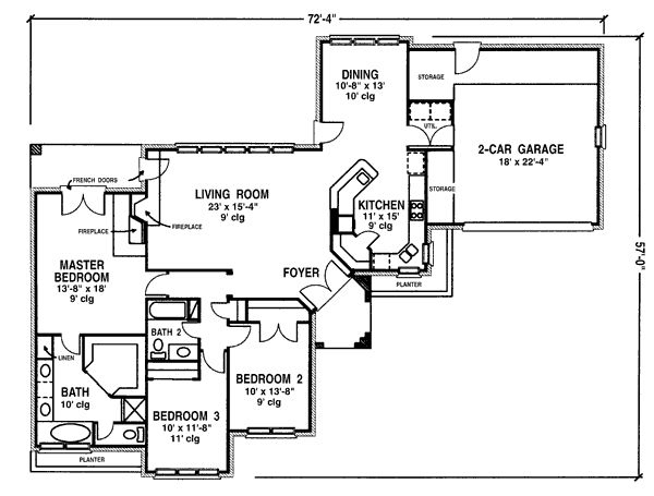 main floor house blueprint